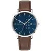 Montre - PIERRE LANNIER - 242D164 - Cadran Bleu - Bracelet Cuir Marron - Étanchéité 30m
