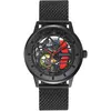Montre homme Pierre Lannier PADDOCK - Automatique - Bracelet acier noir