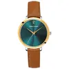 Pierre Lannier Chouquette Montre Femme Acier Bicolore Cuir Marron 046H...