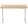 Bureau électrique RGo DESK Office - 120 x 60 - Erable / Blanc