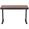 Bureau électrique RGo DESK Office - 120 x 60 - Marron / Noir