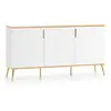 Buffet Petits meubles - Zora - 170 x 40 x 88cm - Blanc