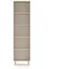 Bibliothèque Petits-meubles - Alycia - 50 x 40 x 190cm - Beige - Effet...