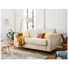 LISA DESIGN Owen - canapé 3 places convertible - couchage quotidien - matelas 12 cm - en velours côtelé
