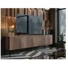 BESTMOBILIER Salvador - meuble TV - effet bois - 4 portes - 191 cm - Bois