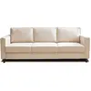 LISA DESIGN Jake - canapé 3 places - convertible - en velours côtelé - Beige