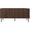 BESTMOBILIER Salvador - buffet bas - effet bois - 3 portes - 150 cm - Bois