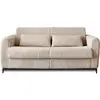 LISA DESIGN Owen - canapé 3 places convertible - couchage quotidien - matelas 12 cm - en velours côtelé grosses côtes