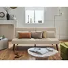 BESTMOBILIER Philae - canapé convertible clic-clac 2 places - velours côtelé - Beige