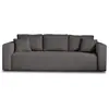BESTMOBILIER Topaze - canapé 3 places - convertible avec coffre - en velours côtelé