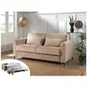 LISA DESIGN Owen - canapé 3 places convertible - couchage quotidien - matelas 12 cm - en velours