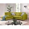 LISA DESIGN Brooke - canapé d'angle convertible - 5 places - style contemporain - gauche - Vert Olive