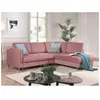 LISA DESIGN Brooke - canapé d'angle convertible - 5 places - style contemporain - droit - Rose