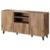 BESTMOBILIER Come - buffet bas - bois - 150 cm - style contemporain - Bois