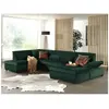 LISA DESIGN Vermont - canapé panoramique d'angle gauche - 7 places - XXL - en velours