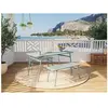 Ribola - ensemble table et bancs de jardin - 4 personnes - vert - Vert