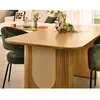 LISA DESIGN Milazzo - table à manger - bois - plaqué chêne - 180 cm - Bois