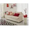 BESTMOBILIER Maho - canapé 2 places convertible - couchage quotidien - matelas 11 cm - en velours côtelé - Beige