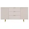 BESTMOBILIER Monica - buffet - beige - 150 cm - Beige