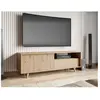 BESTMOBILIER Diego - meuble TV - bois - 152 cm - Bois