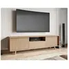 BESTMOBILIER Diego - meuble TV - bois - 180 cm - Bois