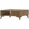 BESTMOBILIER Portmore - table basse - bois - 80 cm - Bois