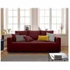 BESTMOBILIER Regala - canapé 3 places - convertible avec coffre - en tissu - Rouge