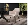LISA DESIGN Lormi - lot de deux fauteuils - en velours côtelé et velours - beige - Gris
