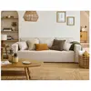 BESTMOBILIER Topaze - canapé 3 places - convertible avec coffre - en tissu - Beige