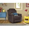 BESTMOBILIER Armand - fauteuil relax électrique en velours côtelé - Marron