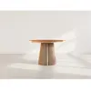 LISA DESIGN Freya - table à manger ronde extensible - bois - 4 à 8 personnes - Bois