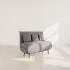 BESTMOBILIER Lumi - Banquette convertible clic-clac 2 places en velour...