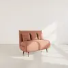 BESTMOBILIER Lumi - Banquette convertible clic-clac 2 places en velour...