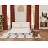 BESTMOBILIER Candice - Banquette 2 places convertible clic-clac en velours côtelé - Beige