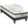 Pack  BELLECOUR 2.0 90x190 cm | Matelas Ressorts  + Sommier + Accessoires 90 x 190 cm Blanc