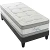 Ensemble Royal 5 Etoiles 90x190 cm Matelas Mousse + Sommier Bois