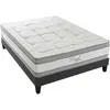 Ensemble Royal 5 Etoiles 160x200 cm Matelas Mousse + Sommier Bois