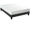 BELLECOUR Ensemble Absolu 160x200 cm Matelas Mousse + Sommier Bois