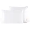 UNIVERS DECOR Lot de 2 protèges taies flanelle 65 x 65 cm / 100% Coton