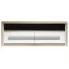 MON MOBILIER DESIGN ROMA Meuble TV 2 tiroirs coulissants 120x53 cm