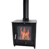MON MOBILIER DESIGN SOLARIS Poêle à bois à accumulation 12 kW - bûches de 45 cm - rendement élevé