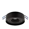 Spot Encastrable Orientable noir pour Ampoule GU10 Silumen