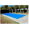 BACHES-PISCINES.COM Bâche Hivernage 550 g/m² Bleue 8,70 x 4,70 m pour Piscine Maximum 8 x 4 m avec Grille d'Evacuation - Direct Usine France