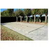 BACHES-PISCINES.COM Bâche Hivernage 550 g/m² Beige 10,70 x 5,70 m pour Piscine Maximum 10 x 5 m avec Grille d'Evacuation - Direct Usine France