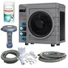 Pack Pompe à chaleur Piscine Poolex Nano réversible 3 kW+By pass+3 mèt...