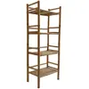 sweeek - Bamboe kast 4 niveaus b54cm x d32 x h144cm