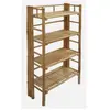 SWEEEK Etagère en bambou 4 niveaux L66 x P29cm x H135.5cm