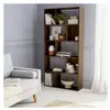 SWEEEK Etagère bibliothèque décor bois 5 étagères 10 compartiments Pieter