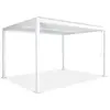Pergola bioclimatique blanche - SWEEEK - 3x4m - lames orientables