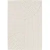 SWEEEK Tapis intérieur/extérieur motif arches beige. 160 x 230cm 100% polyester recyclé